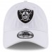 Men's Oakland Raiders New Era White Core Classic 9TWENTY Adjustable Hat 2934440